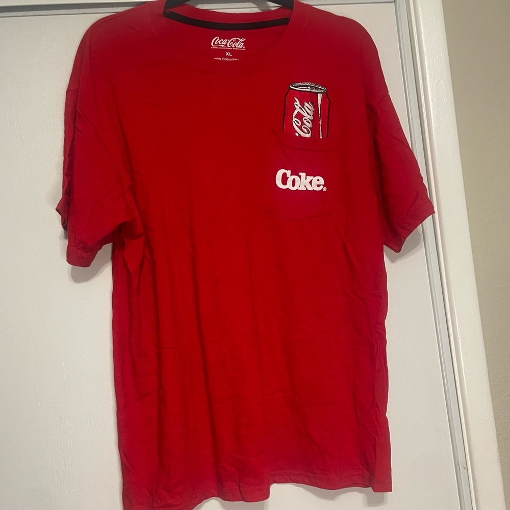 Coke pocket t shirt